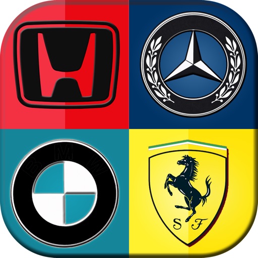 Cars Brand Logos Trivia Quiz ~ My smart sports Auto Motors racing brands name Icon
