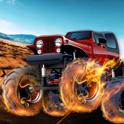 A Doodle Monster Truck Epic Desert Escapade iOS App