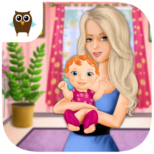 Sweet Baby Girl Newborn Baby Care - Kids Game Icon