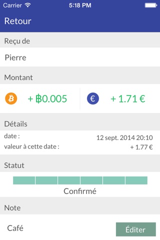 Yallet - bitcoin wallet screenshot 3