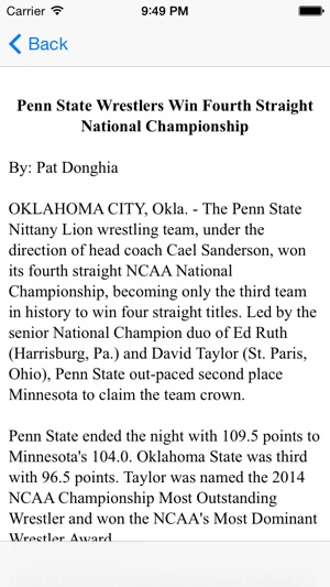 Penn State Wrestling Club(圖3)-速報App