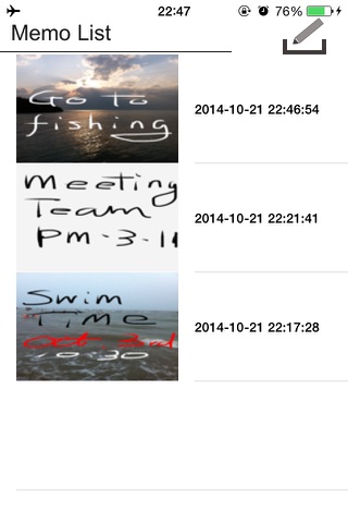 Alarm Memo-handwrite memos screenshot 3