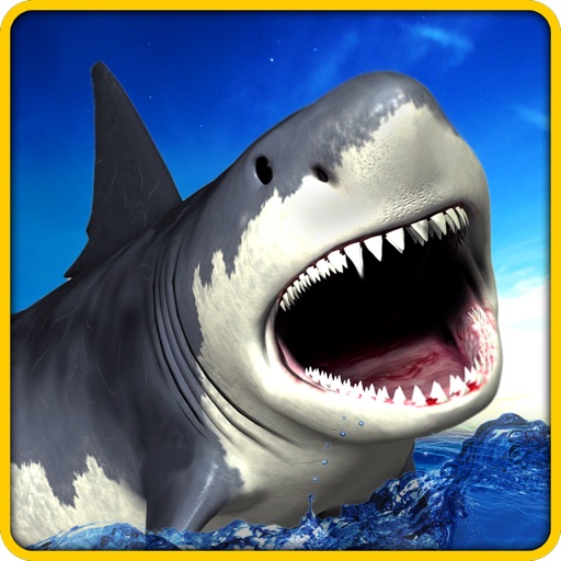 Angry Shark Simulator 3D Icon