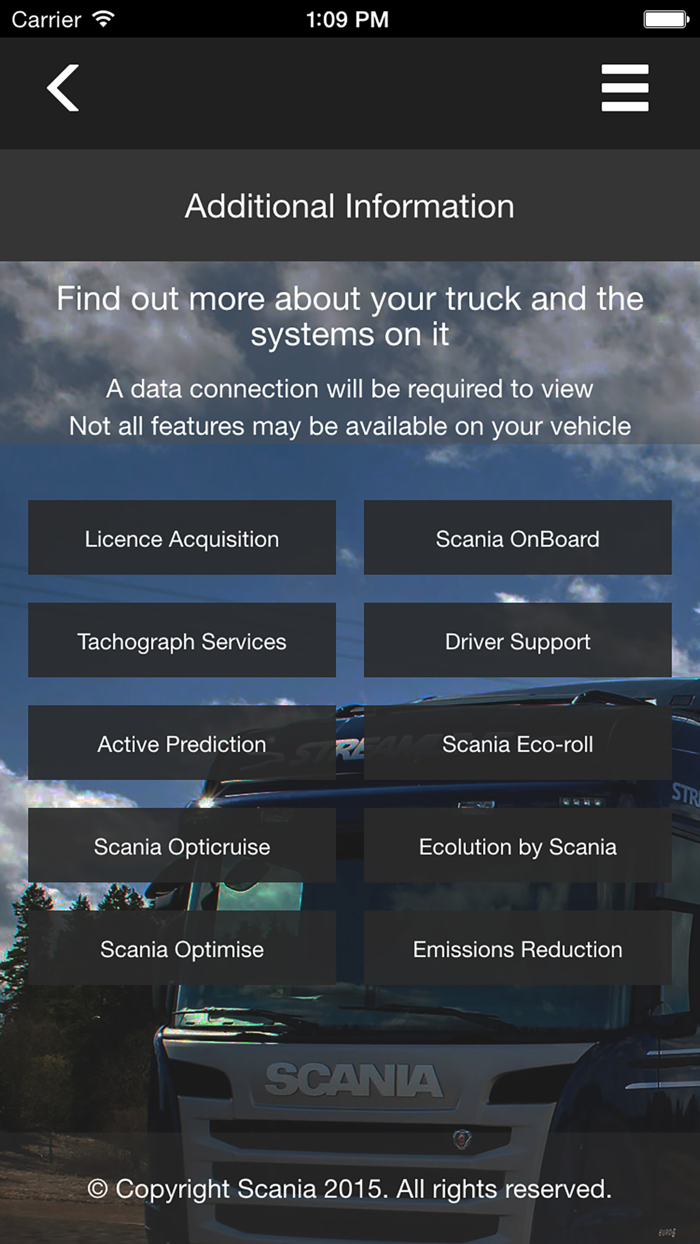 Scania Truck Handover