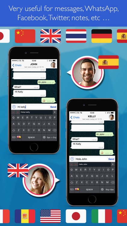 Keyboard Translator Pro ( your text translator to/from English, Spanish etc ... )