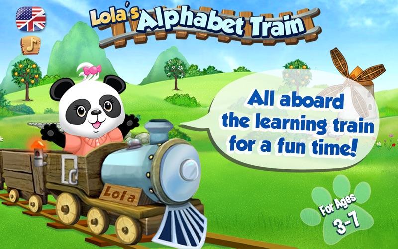 Lolas Alphabet Train Lite Screenshot