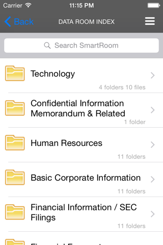 SmartRoom - Virtual DataRoom Viewer screenshot 2