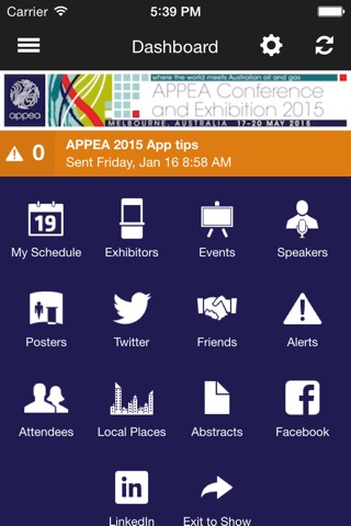 APPEA Events screenshot 2