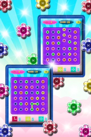 Flower Button Fever Free screenshot 2