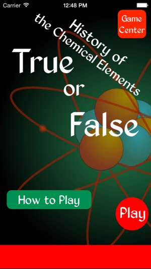 True or False - History of the Chemical 