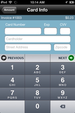 CashLINQ Point of Sale Credit Card Payment System screenshot 4