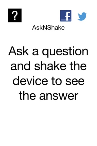 AskNShake screenshot 2