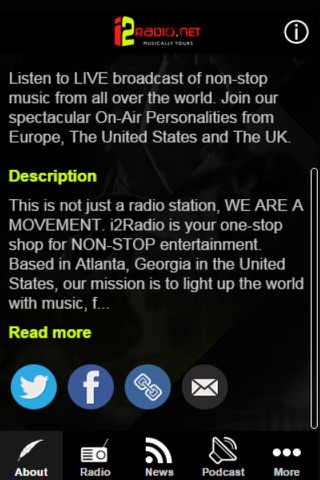 i2Radio screenshot 2