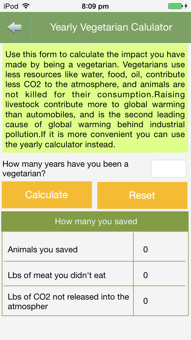 How to cancel & delete Vegetarian Calculator from iphone & ipad 4