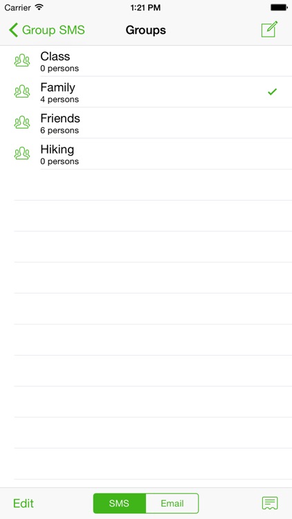 Group SMS screenshot-0