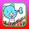 Coloring game kids world of gumball version