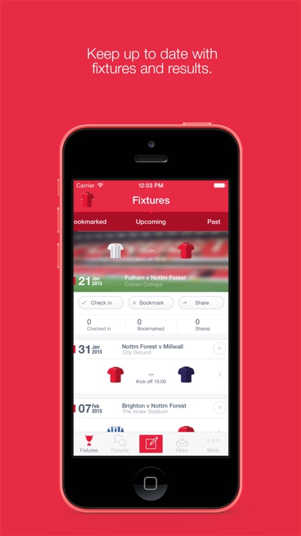 Fan App for Nottingham Forest FC