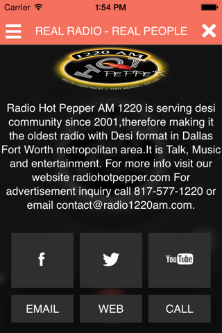 Radio Hot Pepper screenshot 3