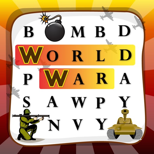 Word Search  World War History – “Super Classic Wordsearch Puzzle Game”