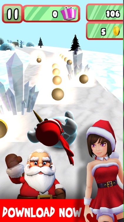 3D Snowman Run PRO & Christmas 2014 Racing - Frozen Running and Jump-ing Games For Kids (boys & girls) screenshot-4