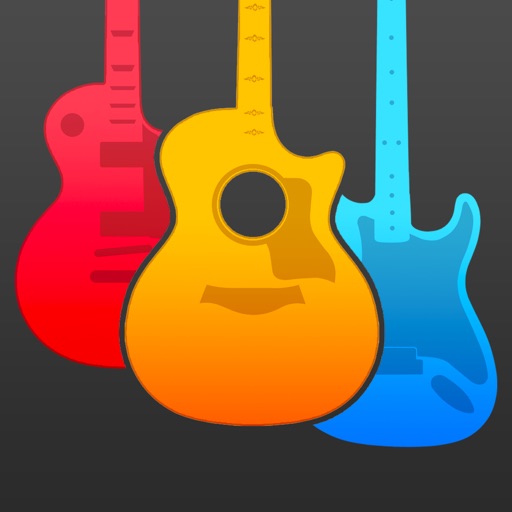 Guitar Elite Pro - play songs and chords on premier steel acoustic, vintage rock electric, and nylon strings classical virtual guitars icon