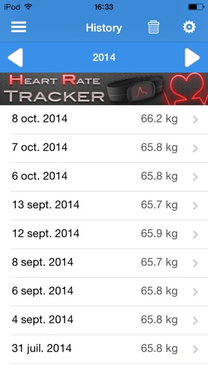 Physio Tracker, calculate and monitoring BMI, BFM, ideal wei(圖3)-速報App