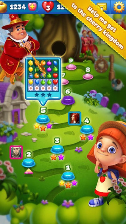 Magic Fruit Mania - 3 match puzzle crush game screenshot-3