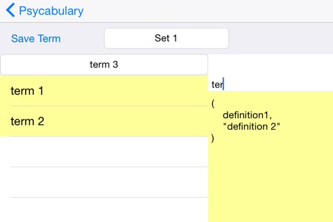 Psycabulary screenshot 2