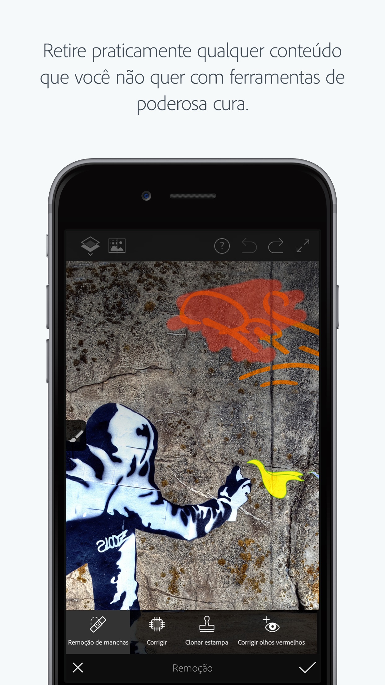 Screenshot do app Adobe Photoshop Fix