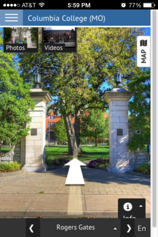 Tour Columbia College screenshot 2