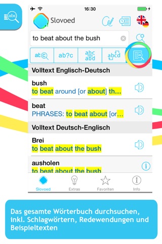Englisch <> Deutsch Wörterbuch screenshot 2