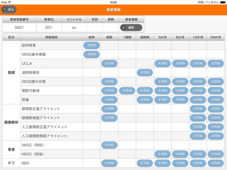 膝関節機能評価