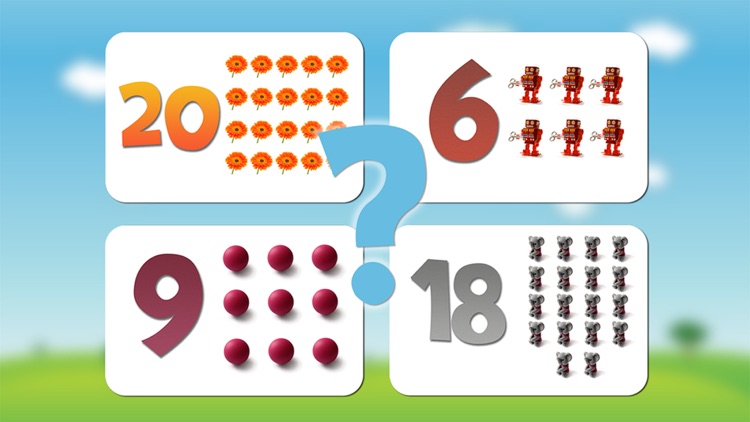 Numbers game 1 to 20 flashcards screenshot-3