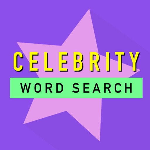 Celebrity Word Search iOS App