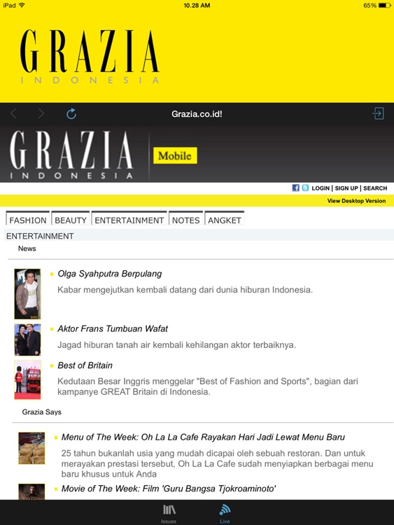 Grazia Indonesia screenshot-4