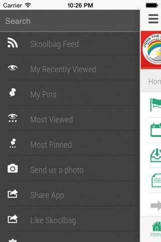John the Baptist Bonnyrigg - Skoolbag screenshot 2