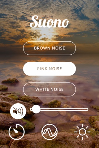 Suono Noise Masking - Soothing white, pink, and brownian noise to aid power napping, meditating, chilling and concentrating screenshot 4