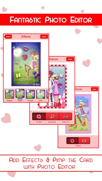 Romantic Card Maker - Love Cards, Romantic Ringtones, SMS & Valentine Countdown screenshot-3