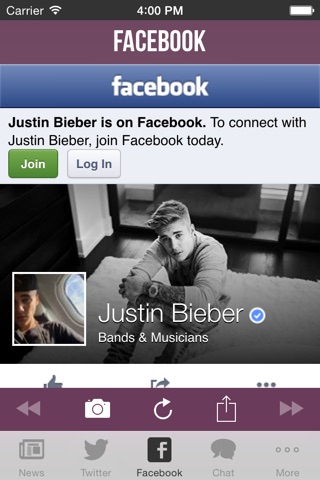 My Artist Alerts Premium for Justin Bieber screenshot 3