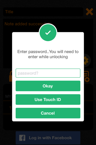 QuickNote - easiest dairy writing with TouchID screenshot 3