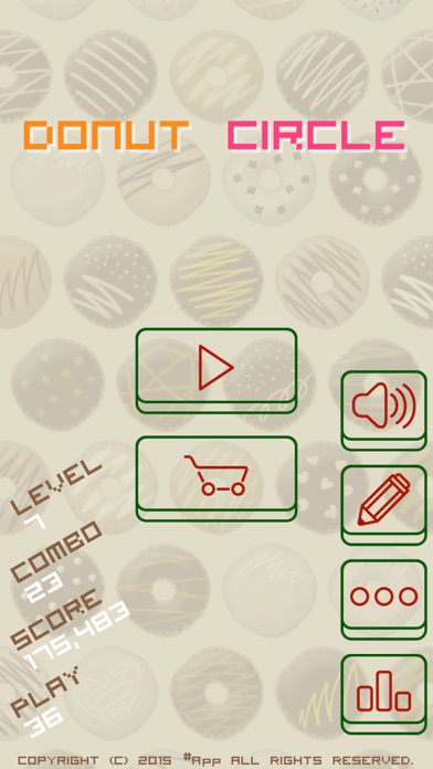 動体視力ドーナツ - Donut Circle screenshot1