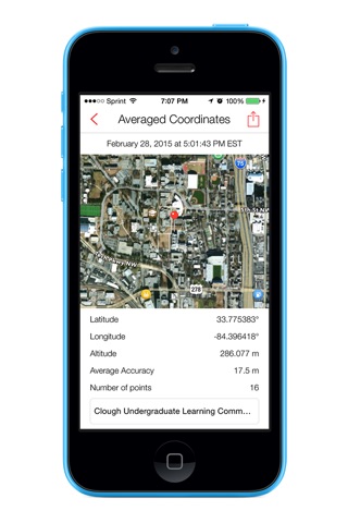 GPS Averager screenshot 2