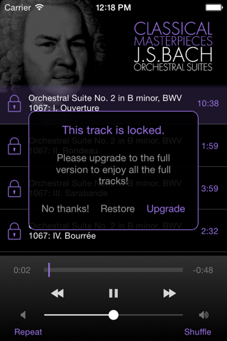 Bach: Orchestral Suites screenshot 3