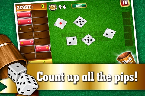 Monte Carlo Poker Dice FREE - Best VIP Addicting Yatzy Style Casino Game screenshot 3