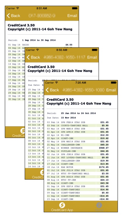 Credit Card App