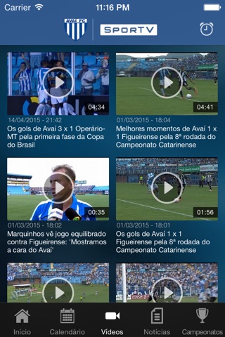 Avaí SporTV screenshot 4