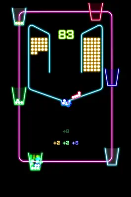 Game screenshot Rock Balls pour down into glowing cups with rock rhythm hack