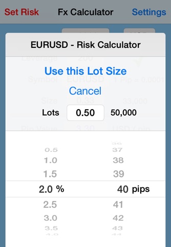 Forex Trade Calculator screenshot 2