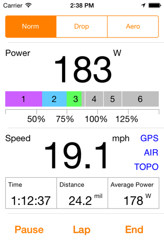 PowerEdge - GPS Cycling Power Meter and Bike Computer screenshot 2