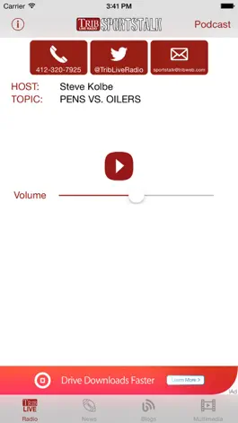 Game screenshot TribLIVE Radio SportsTalk & News by Pittsburgh Tribune-Review - Trib Total Media mod apk